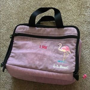 L.L. Bean Lunch Box. (HAS INITIALS LMH)